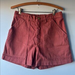 Big Bud Press Work Shorts in Rust, S